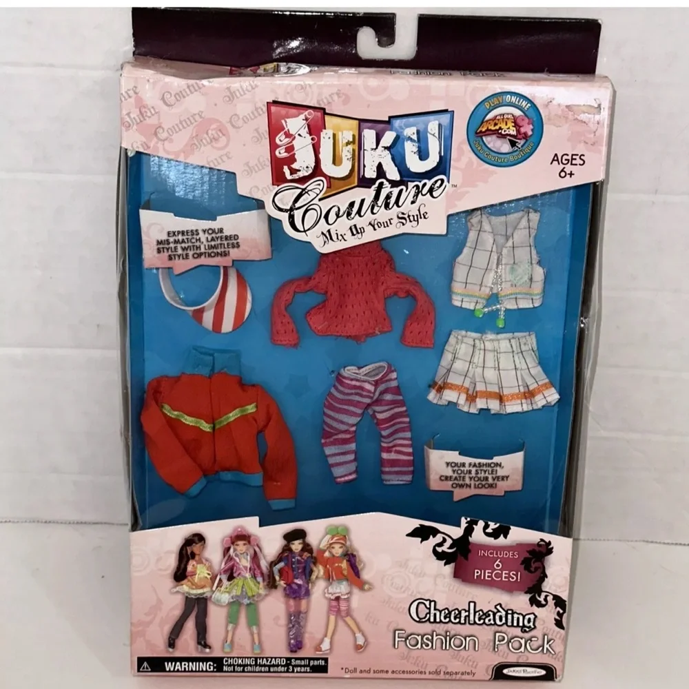 Juku Couture Clothing for Girls Dolls  Cheerleading‎ Toys Fun Fashion